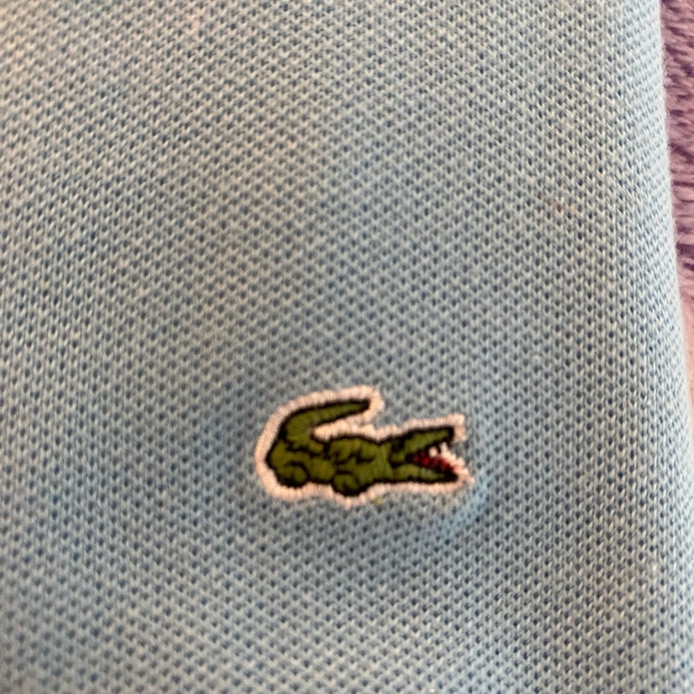 ⭐️HP⭐️Lacoste|Blue Collared Shirt - Picture 3 of 9